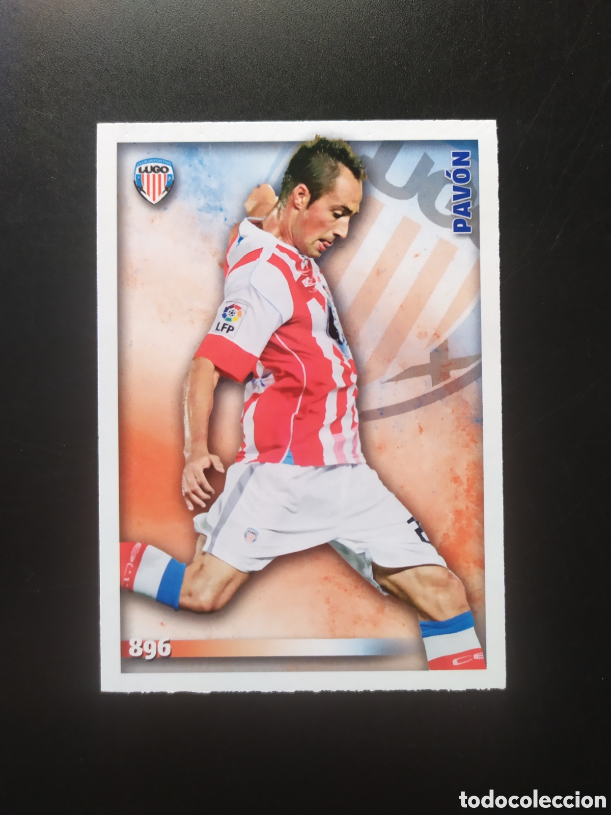 Cartes &agrave; collectionner de Football: Mundicromo fichas Liga 2014 2015 14 15 Pavon n&deg; 896 Lugo