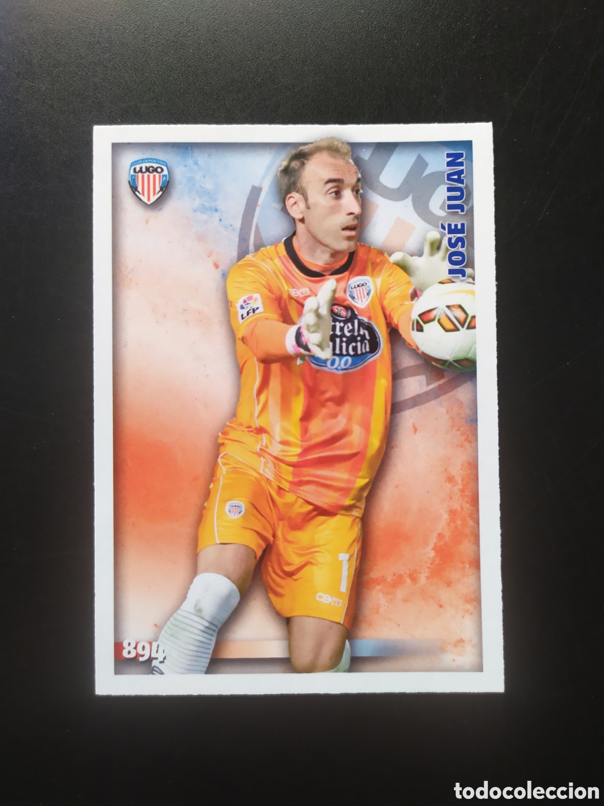 Cromos de f&uacute;tbol: Mundicromo fichas Liga 2014 2015 14 15 Jose Juan n&deg; 894 Lugo