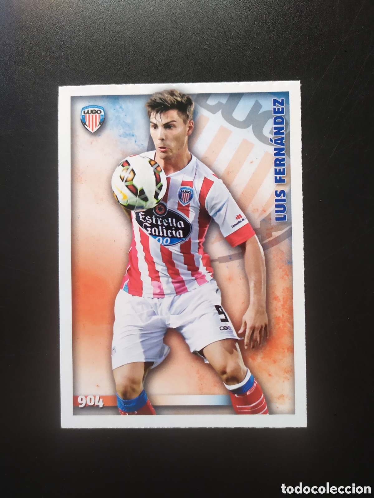 Cartes &agrave; collectionner de Football: Mundicromo fichas Liga 2014 2015 14 15 Luis Fern&aacute;ndez n&deg; 904 Lugo