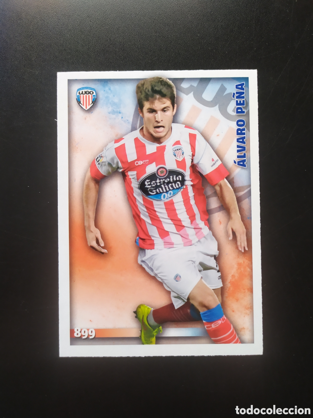 Cartes &agrave; collectionner de Football: Mundicromo fichas Liga 2014 2015 14 15 Alvaro Pe&ntilde;a n&deg; 899 Lugo