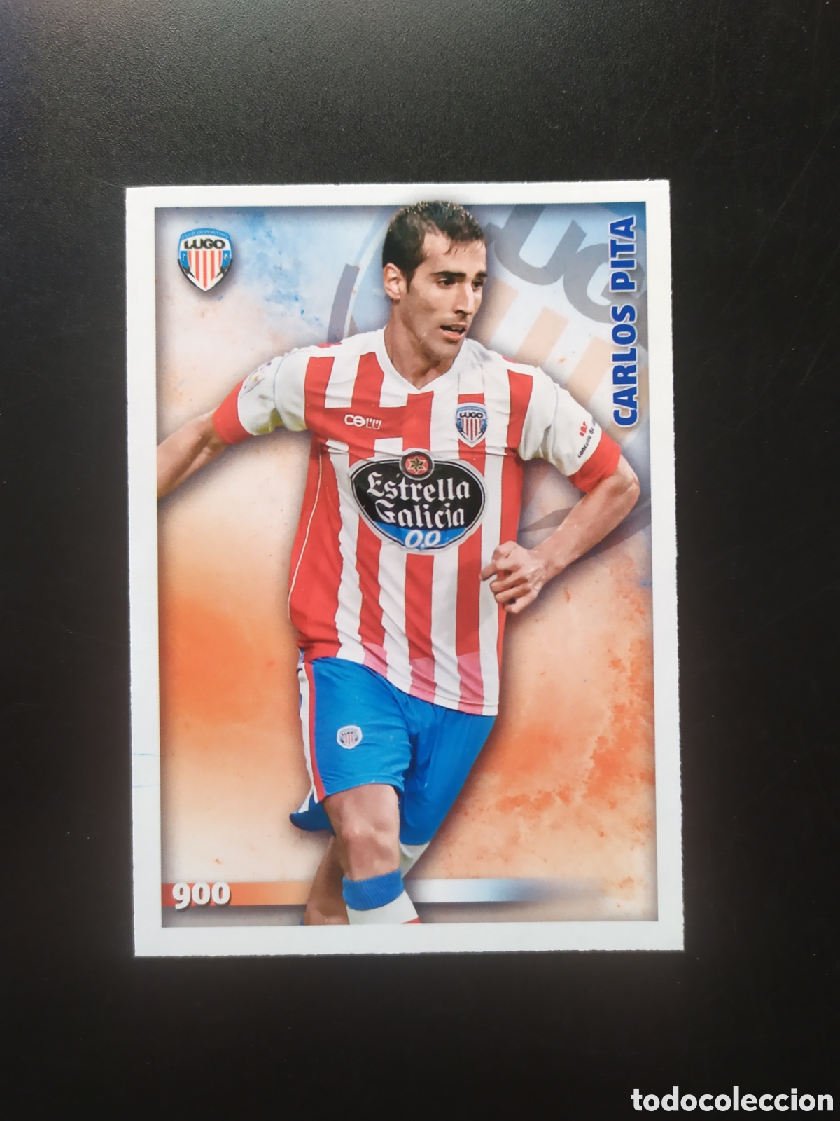 Cartes &agrave; collectionner de Football: Mundicromo fichas Liga 2014 2015 14 15 Carlos Pita n&deg; 900 Lugo