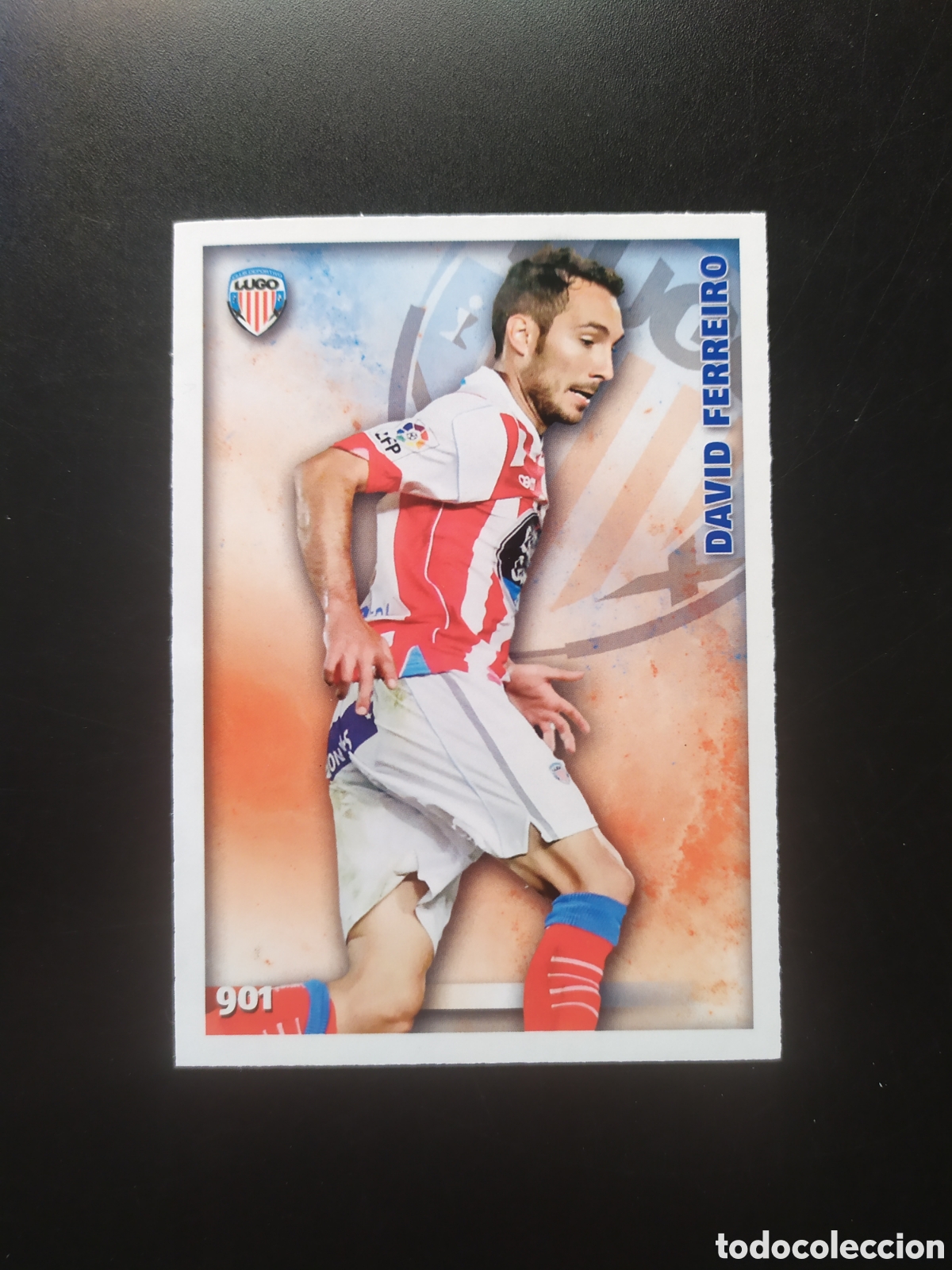 Cartes &agrave; collectionner de Football: Mundicromo fichas Liga 2014 2015 14 15 David Ferreiro n&deg; 901 Lugo