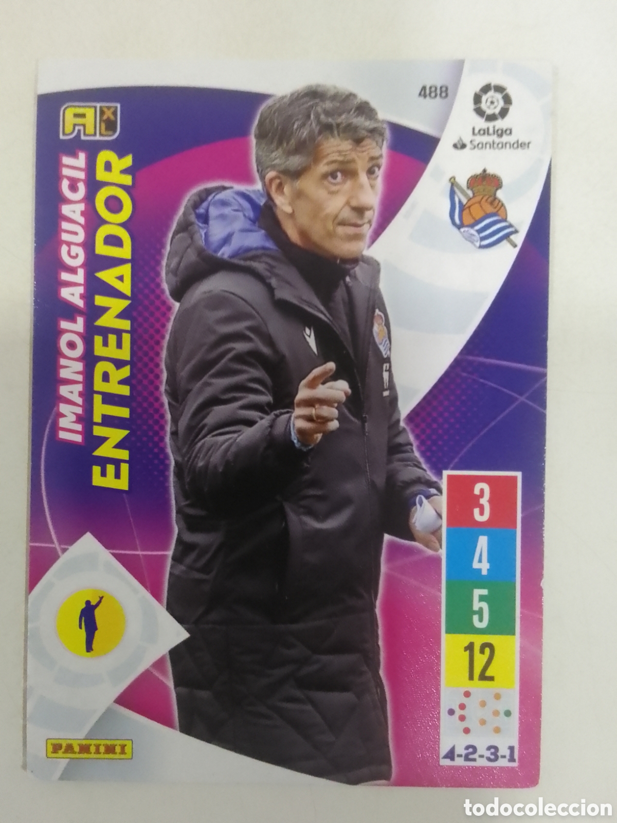 Cromos de F&uacute;tbol: Adrenalyn XL 2021-22 n&deg; 488 Imanol Alguacil &bull; Real Sociedad.