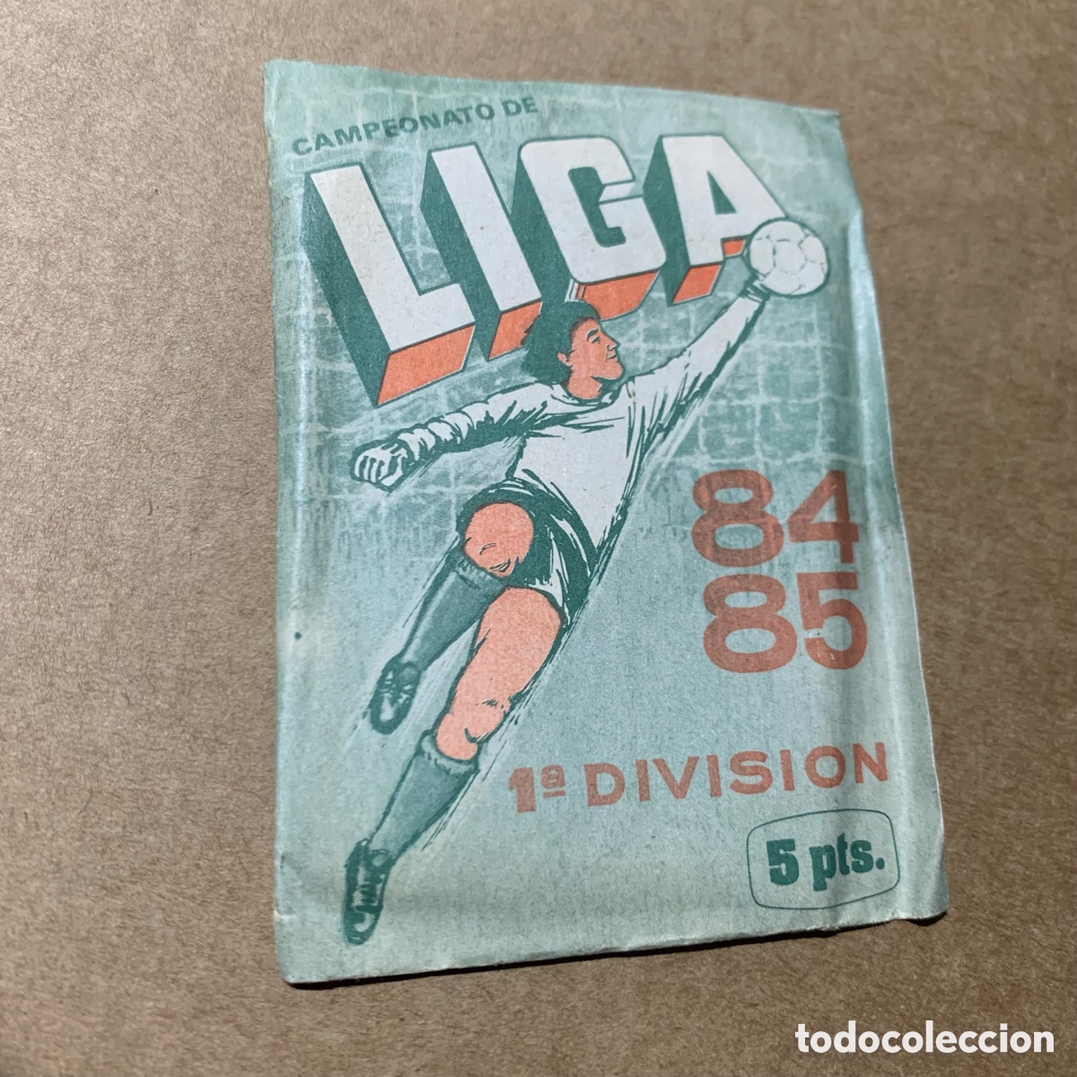 Cromos de F&uacute;tbol: SOBRE DE CROMOS NUEVO SIN ABRIR CERRADO CAMPEONATO DE LIGA 84 85 CANO 1&ordf; DIVISION
