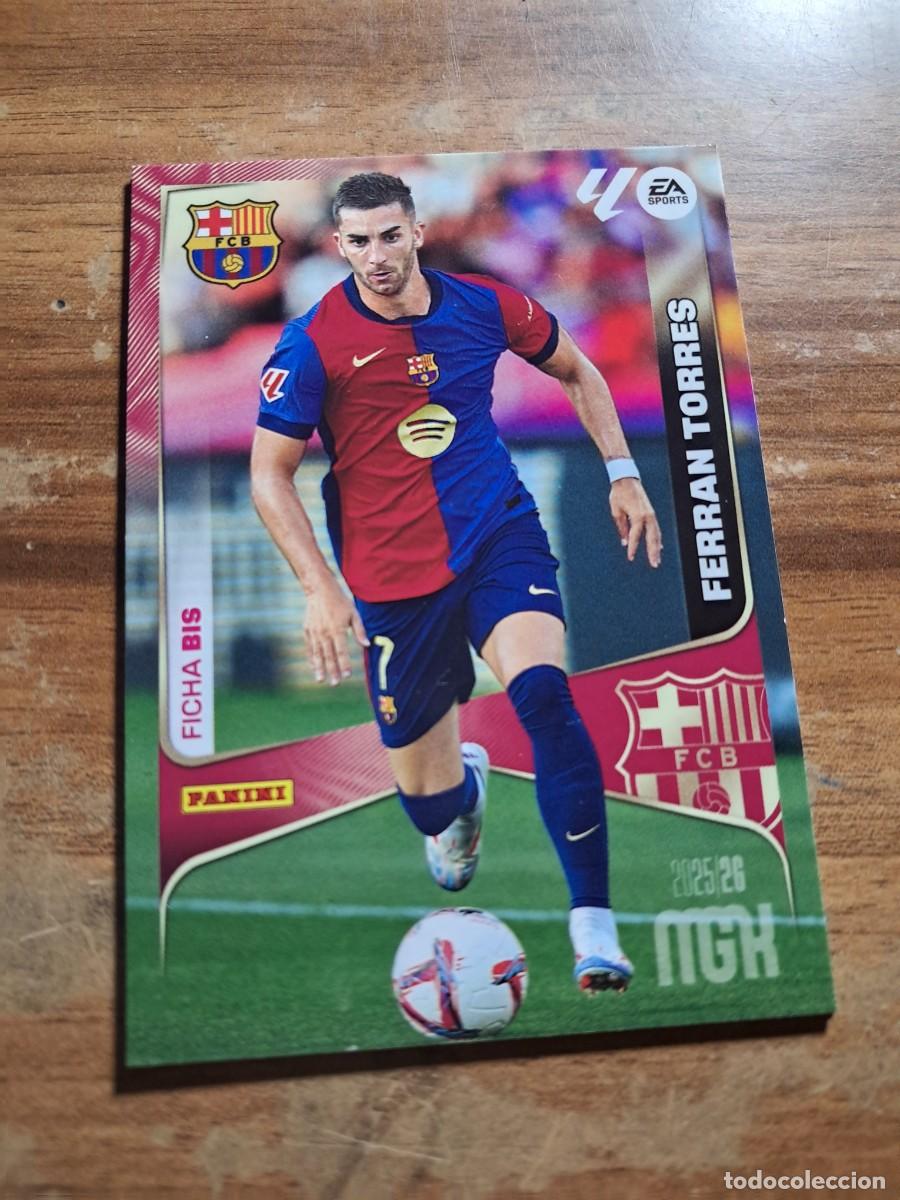 Cromos de F&uacute;tbol: CARD MEGACRACKS TEMPORADA 25/26: FICHA BIS FERRAN TORRES, N&deg; 89 BIS