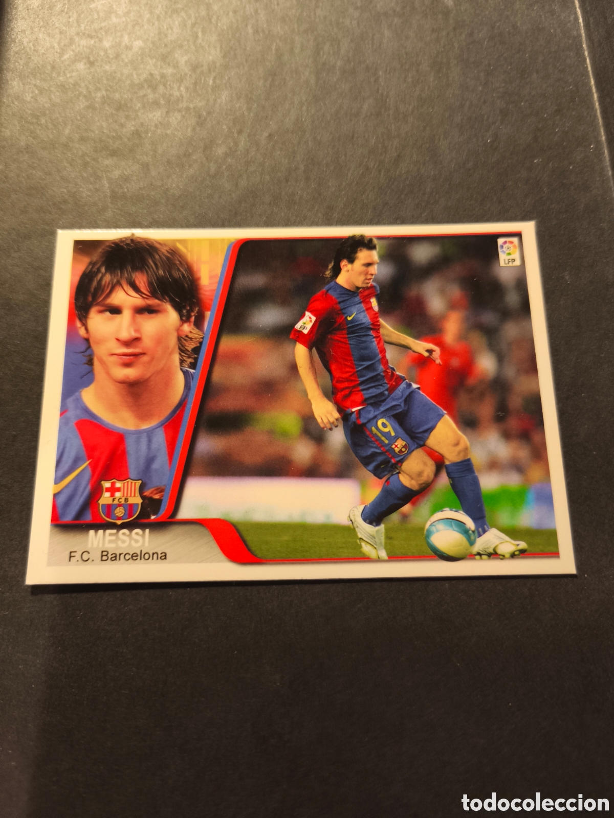 Cromos de F&uacute;tbol: 33 MESSI FC BARCELONA MUNDICROMO EDICIONES ESTADIO