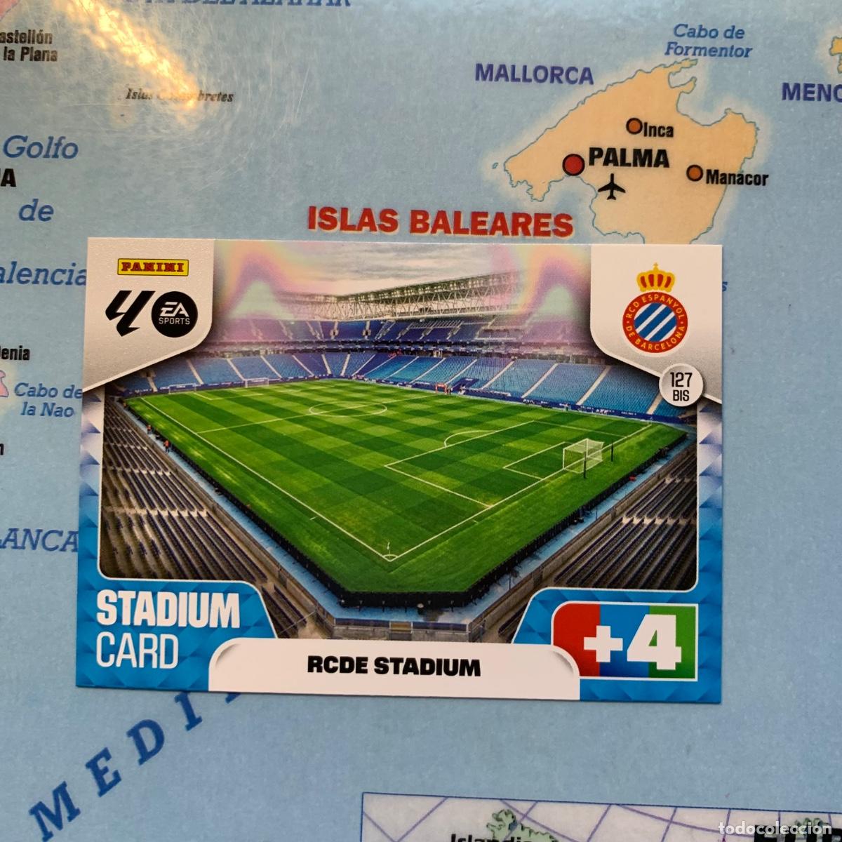 Cromos de F&uacute;tbol: Stadium Card del Espa&ntilde;ol n&uacute;mero 127 Bis cromo adrenalyn XL 25-26 2025-2026