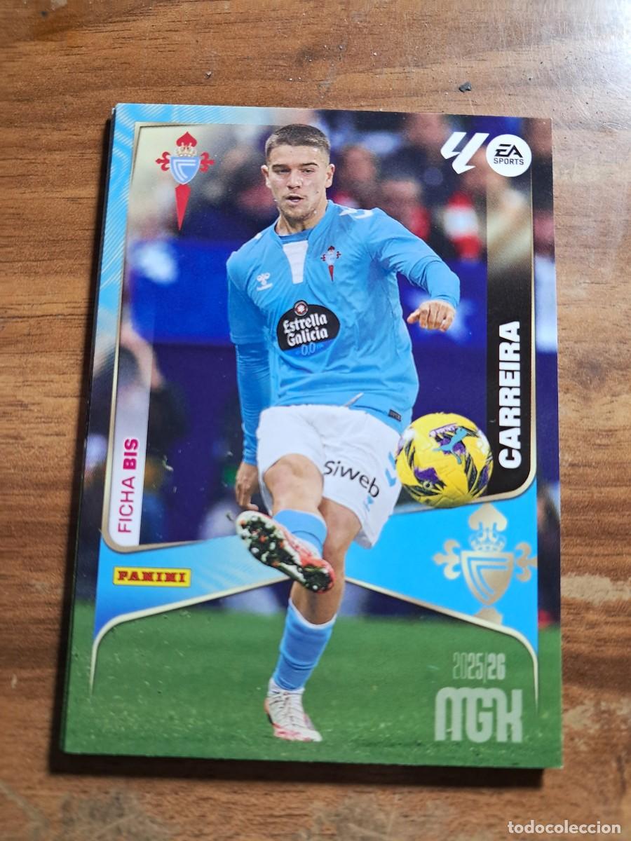 Cromos de f&uacute;tbol: CARD MEGACRACKS TEMPORADA 25/26: FICHA BIS CARREIRA, N&deg; 112 BIS