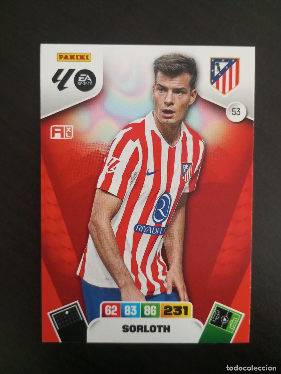 Cromos de F&uacute;tbol: CARD ADRENALYN XL PANINI 2025-2026 25 26 REGULAR SORLOTH ATLETICO MADRID 53