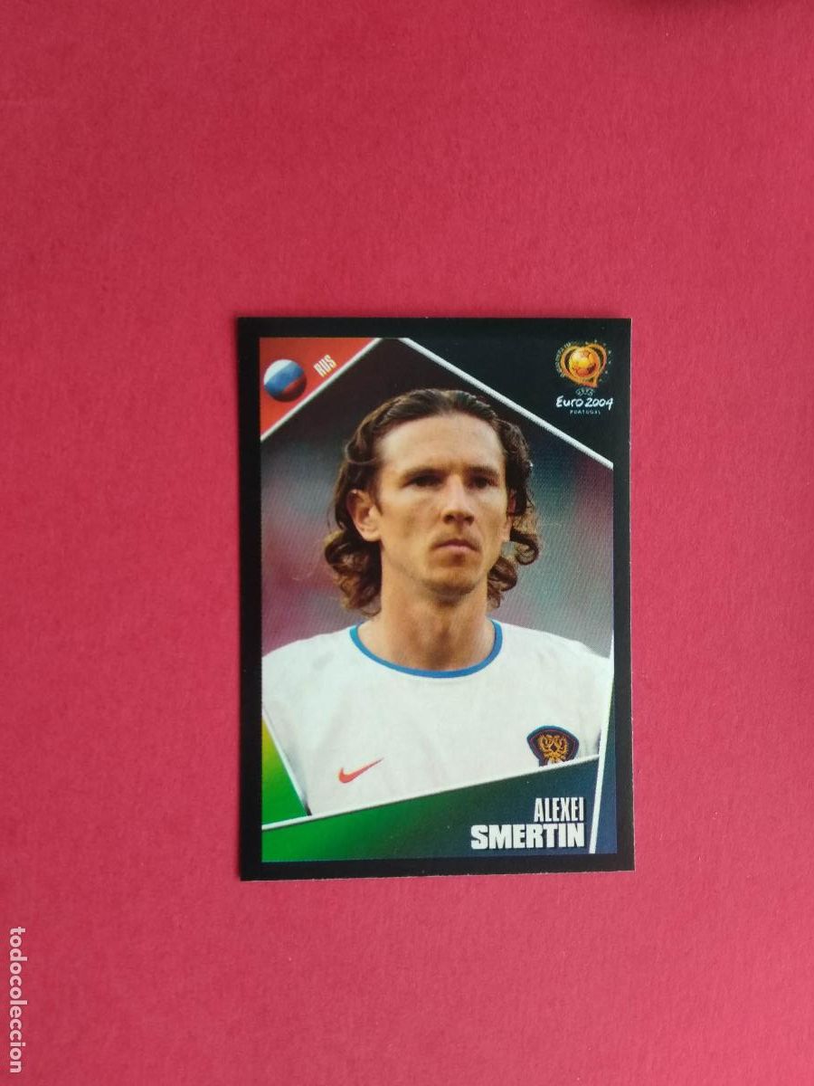 Fu&szlig;ball-Sticker: PANINI EURO 2004 PORTUGAL EUROCOPA 04 CROMO NUNCA PEGADO RUSIA N&ordm; 58 SMERTIN