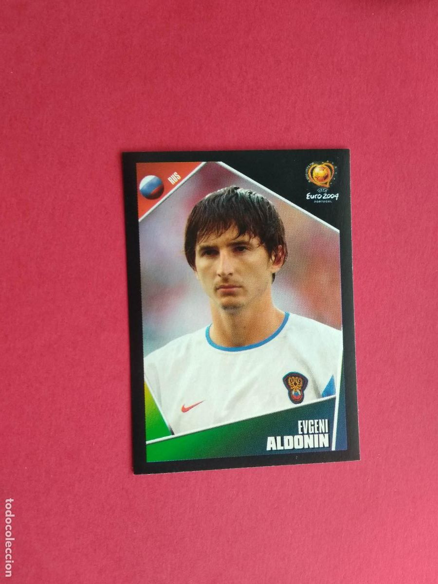 Fu&szlig;ball-Sticker: PANINI EURO 2004 PORTUGAL EUROCOPA 04 CROMO NUNCA PEGADO RUSIA N&ordm; 59 ALDONIN