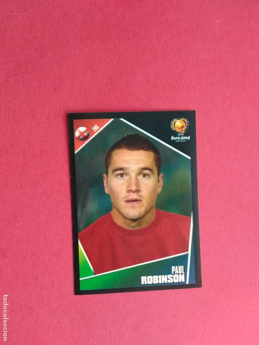 Cromos de F&uacute;tbol: PANINI EURO 2004 PORTUGAL EUROCOPA 04 CROMO NUNCA PEGADO INGLATERRA N&ordm; 134 ROBINSON