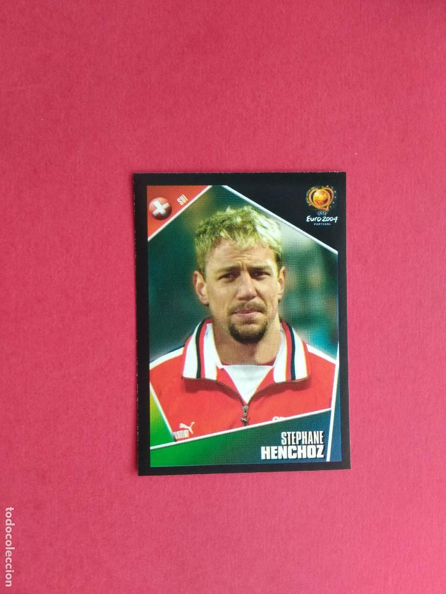 Cromos de F&uacute;tbol: PANINI EURO 2004 PORTUGAL EUROCOPA 04 CROMO NUNCA PEGADO SUIZA N&ordm; 143 HENCHOZ