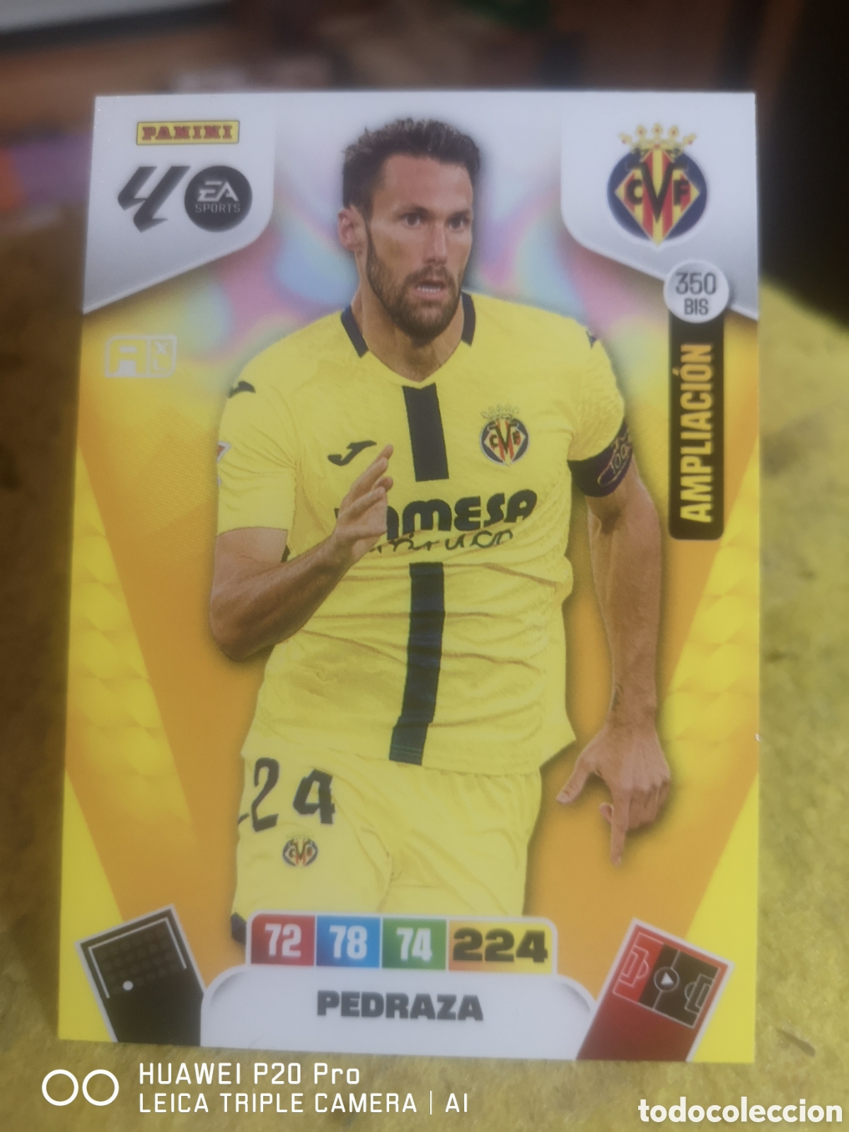 Cromos de F&uacute;tbol: ADRENALYN 2025 2026 PEDRAZA AMPLIACION 350 BIS - VILLARREAL