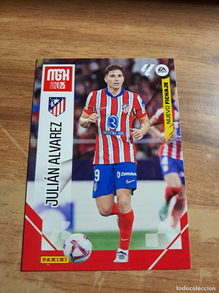 Cromos de F&uacute;tbol: CARD MEGACRACKS TEMPORADA 24/25: NUEVO FICHAJE JULI&Aacute;N &Aacute;LVAREZ, N&deg; 478