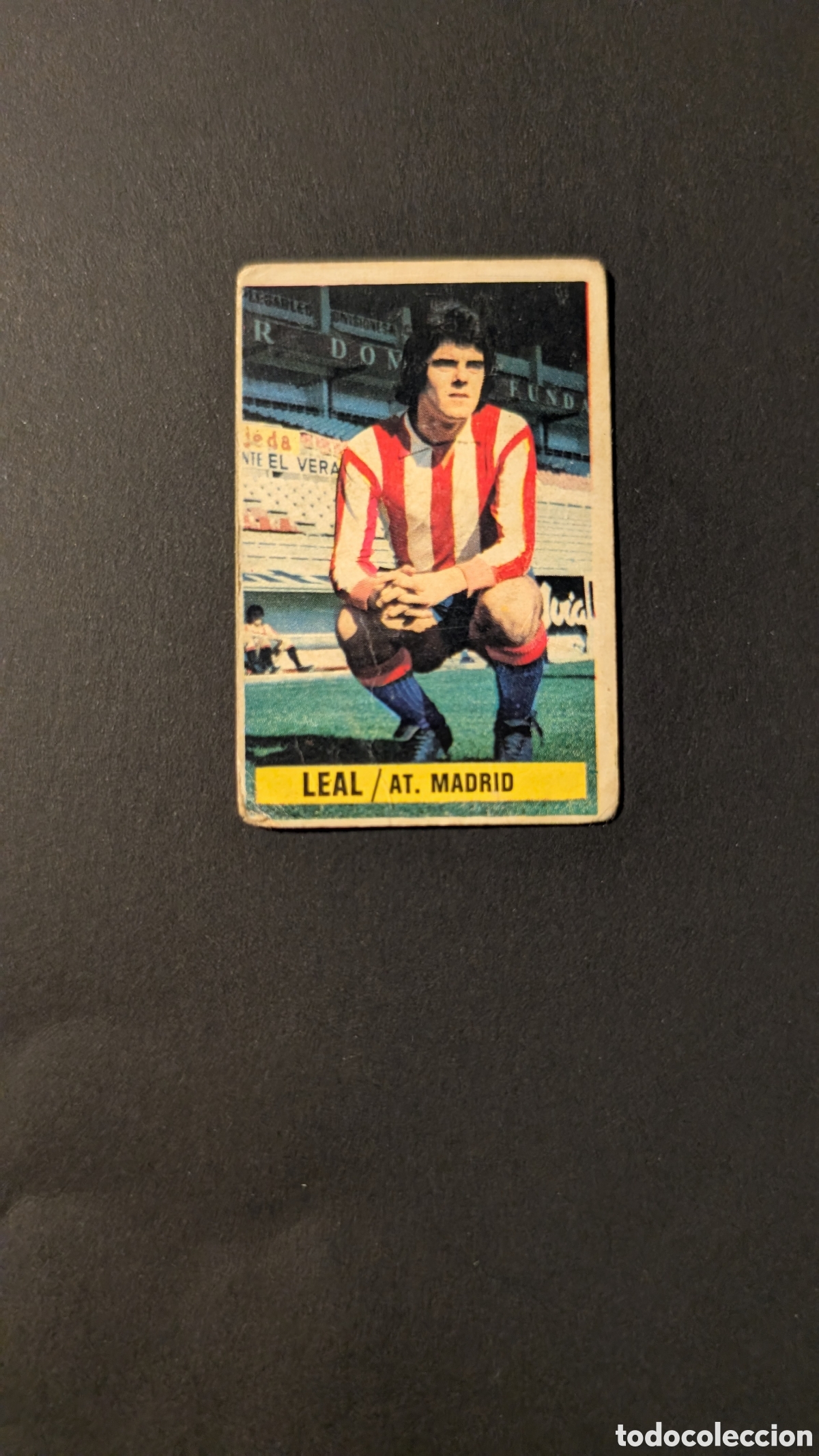 Cromos de F&uacute;tbol: LEAL ATLETICO MADRID COLOCA LIGA ESTE 1974/75 74 75 NUNCA PEGADO SIN PEGAR