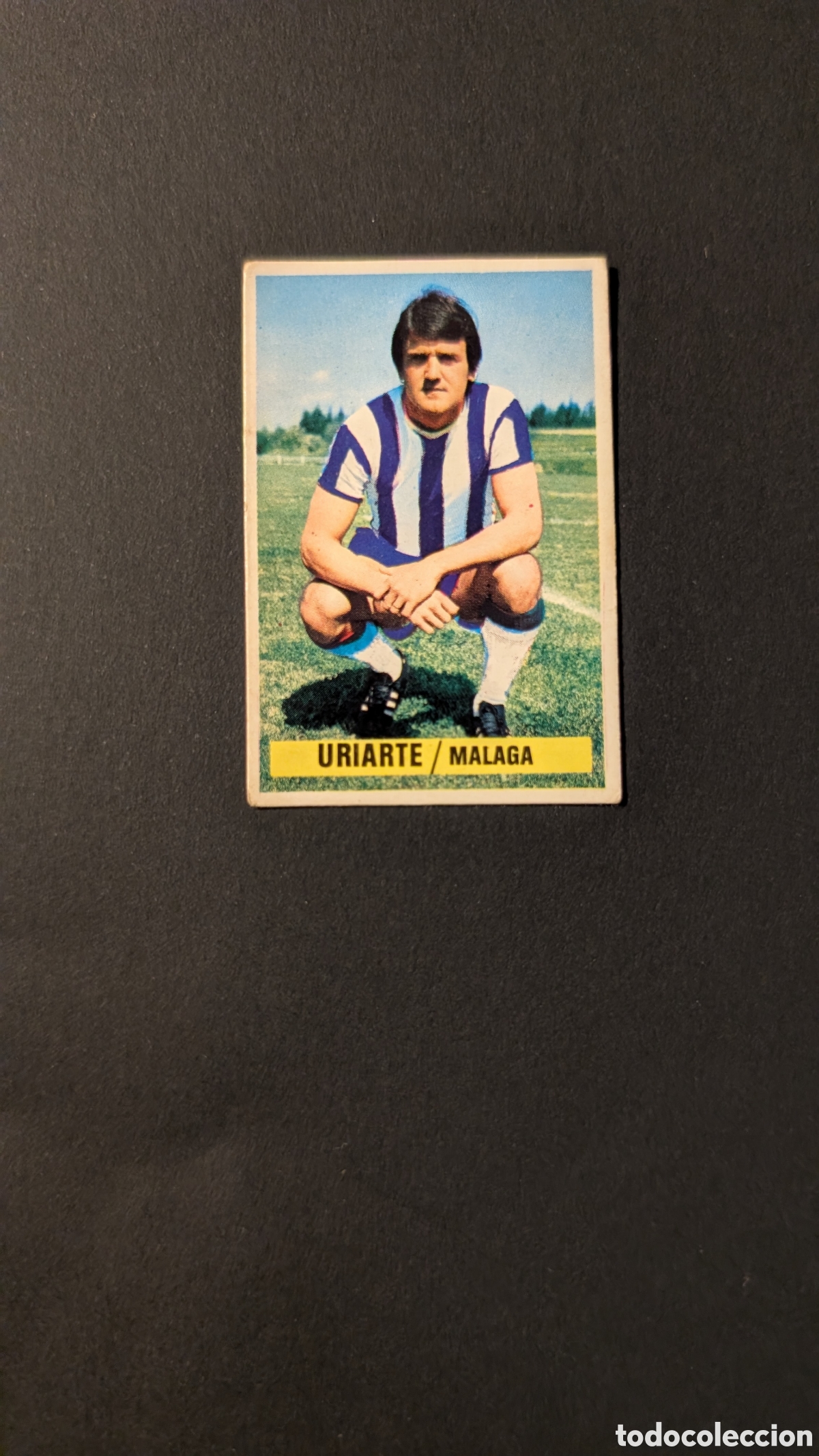 Figurine di Calcio: URIARTE MALAGA COLOCA LIGA ESTE 1974/75 74 75 NUNCA PEGADO TRASERA ESCRITA