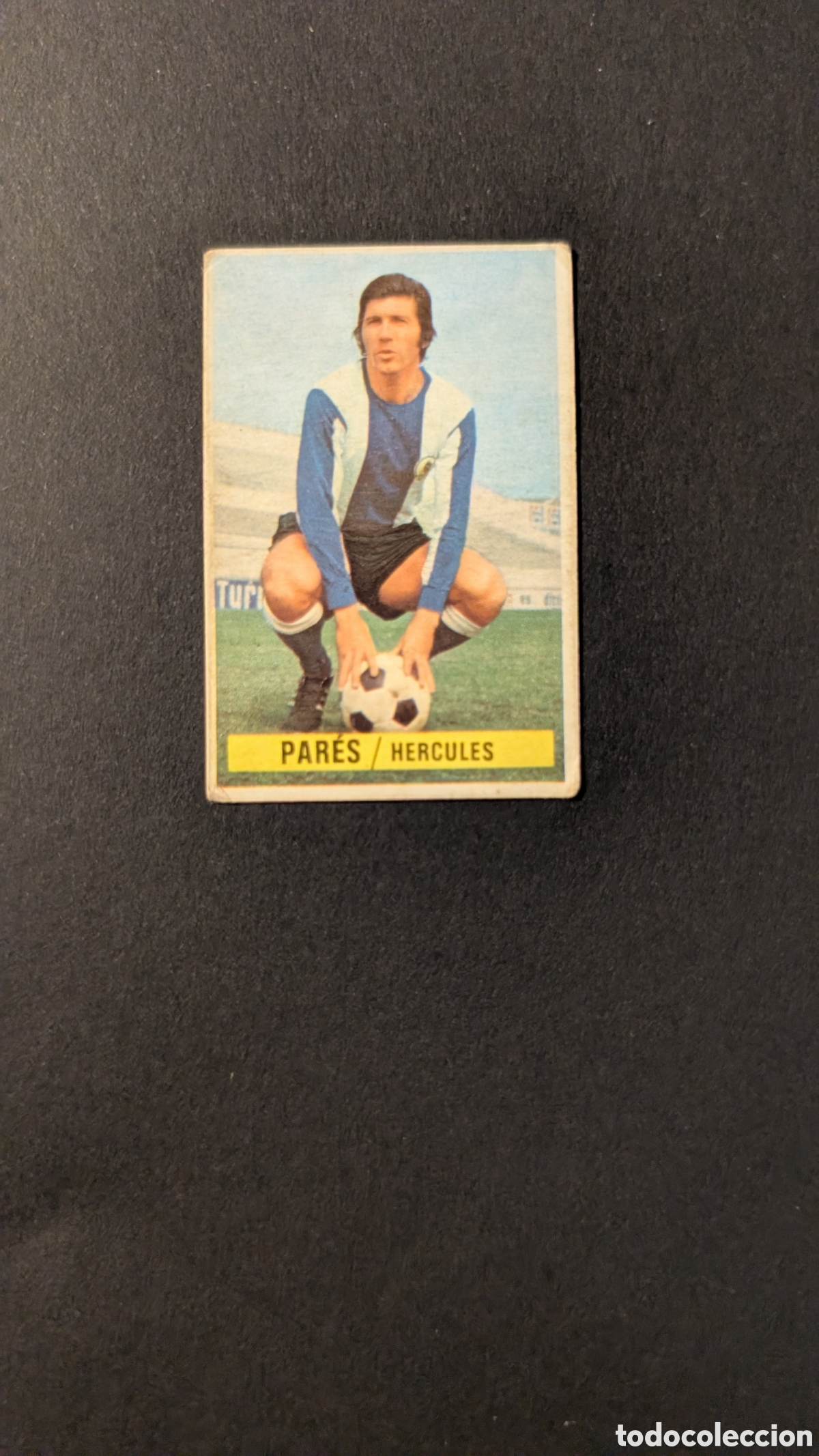 Cartes &agrave; collectionner de Football: PARES HERCULES BAJA LIGA ESTE 1974/75 74 75 NUNCA PEGADO SIN PEGAR