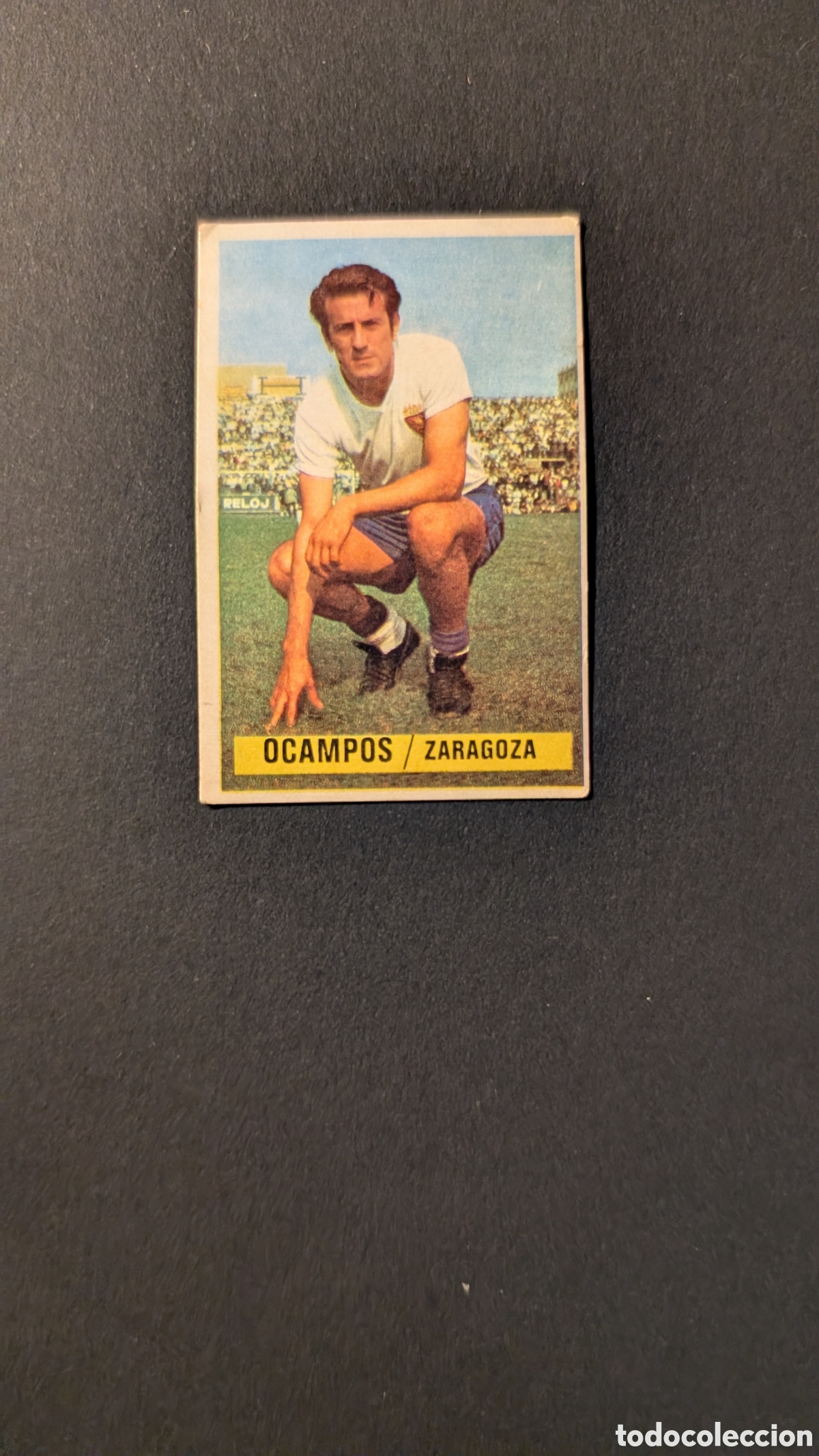 Cromos de F&uacute;tbol: OCAMPOS ZARAGOZA BAJA LIGA ESTE 1974/75 74 75 NUNCA PEGADO SIN PEGAR