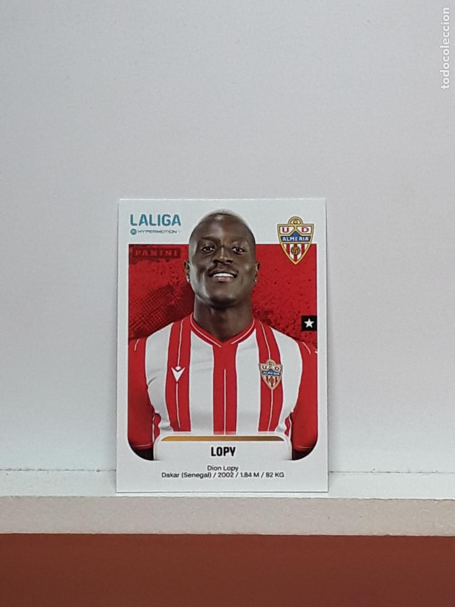 Cromos de F&uacute;tbol: LALIGA HYPERMOTION 2025 2026 25 26 ALBUM PANINI LIGA N 32 ALMERIA LOPY DION