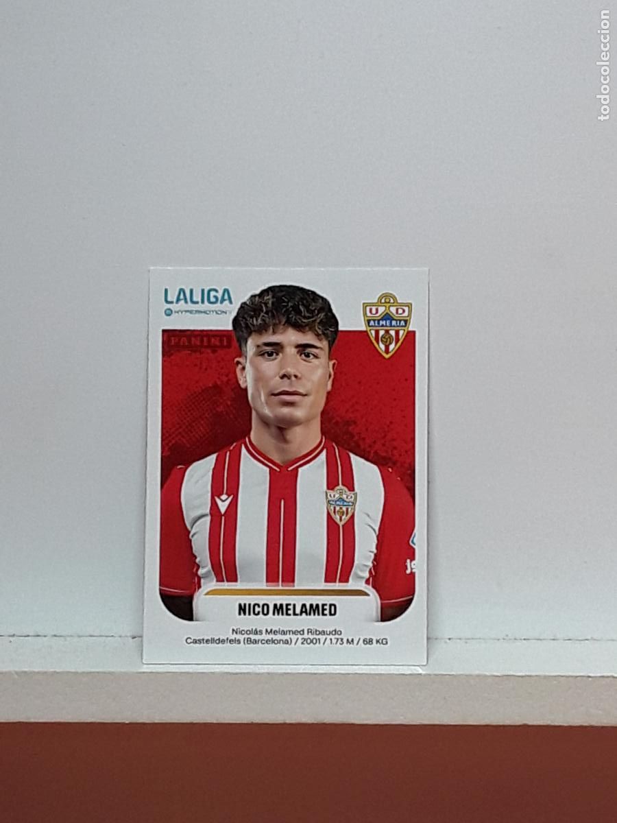 Cromos de F&uacute;tbol: LALIGA HYPERMOTION 2025 2026 25 26 ALBUM PANINI LIGA N 35 ALMERIA NICO MELAMED