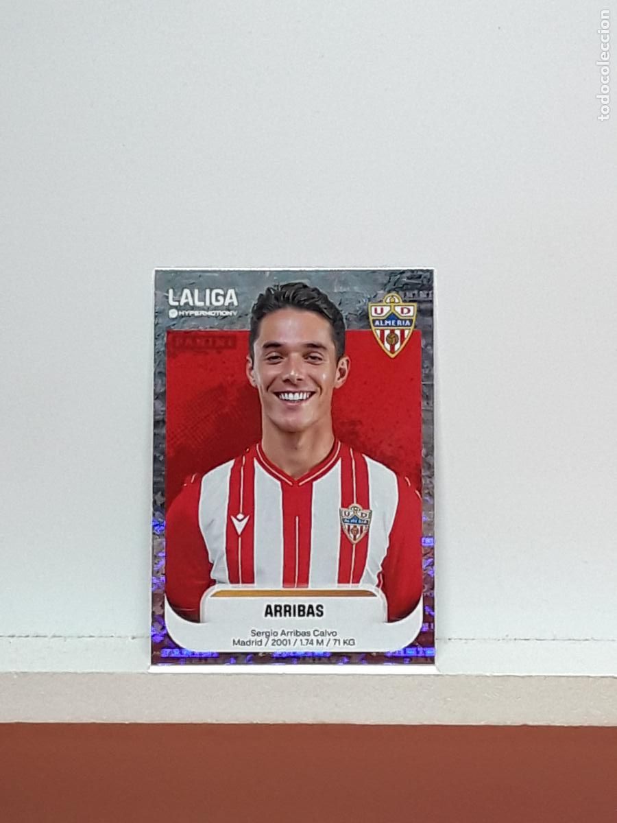 Cromos de F&uacute;tbol: LALIGA HYPERMOTION 2025 2026 25 26 ALBUM PANINI LIGA N 36 ALMERIA SERGIO ARRIBAS