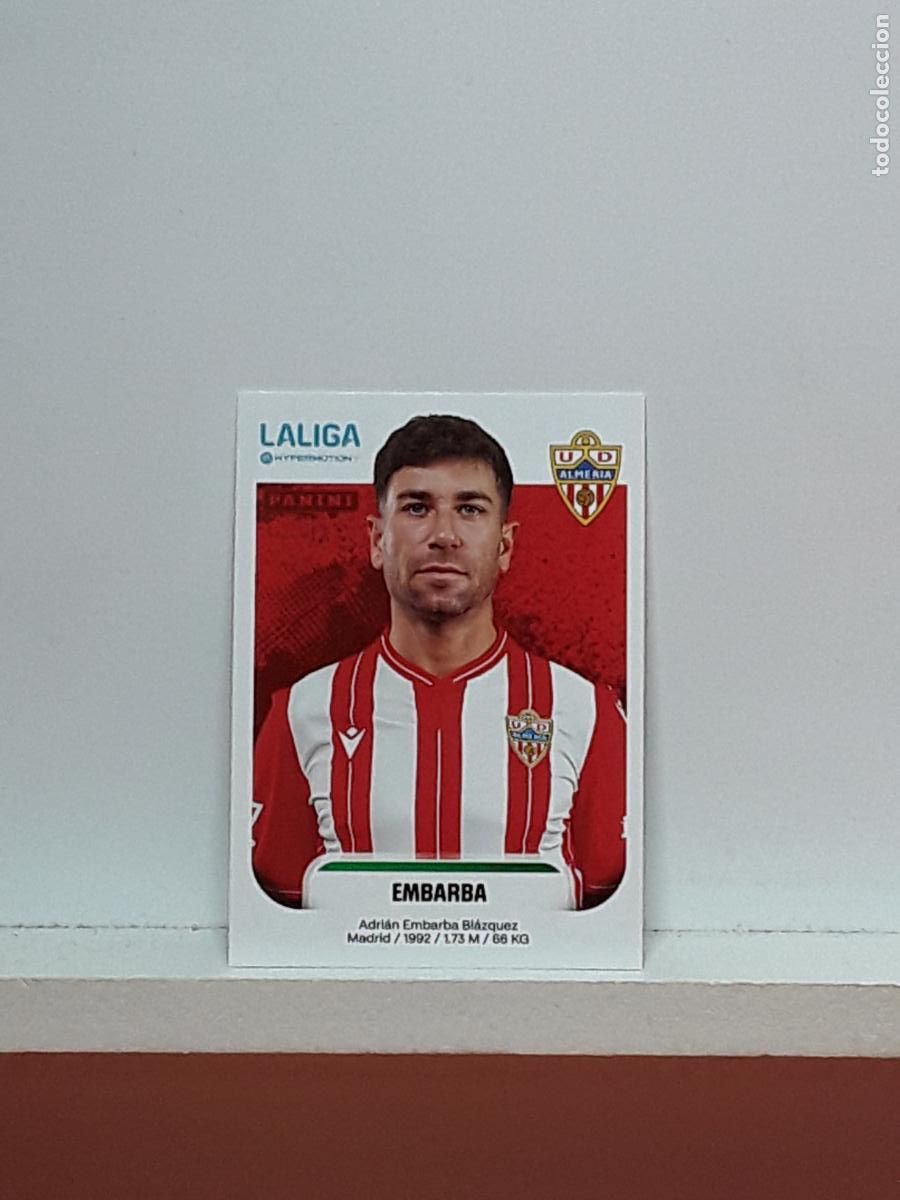 Cromos de F&uacute;tbol: LALIGA HYPERMOTION 2025 2026 25 26 ALBUM PANINI LIGA N 37 ALMERIA EMBARBA ADRIAN