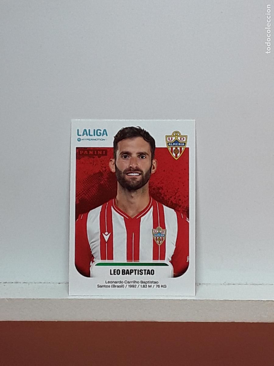 Cromos de F&uacute;tbol: LALIGA HYPERMOTION 2025 2026 25 26 ALBUM PANINI LIGA N 38 ALMERIA LEO BAPTISTAO