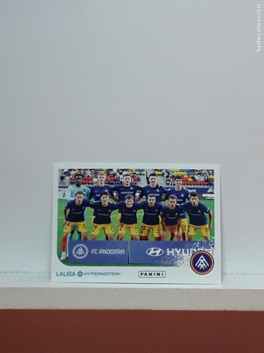 Cromos de F&uacute;tbol: LALIGA HYPERMOTION 2025 2026 25 26 ALBUM PANINI LIGA N 41 ANDORRA ALINEACION EQUIPO