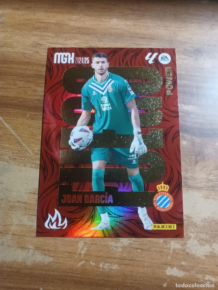 Cromos de F&uacute;tbol: CARD MEGACRACKS TEMPORADA 24/25: FUEGO POWER JOAN GARC&Iacute;A, N&deg; P500