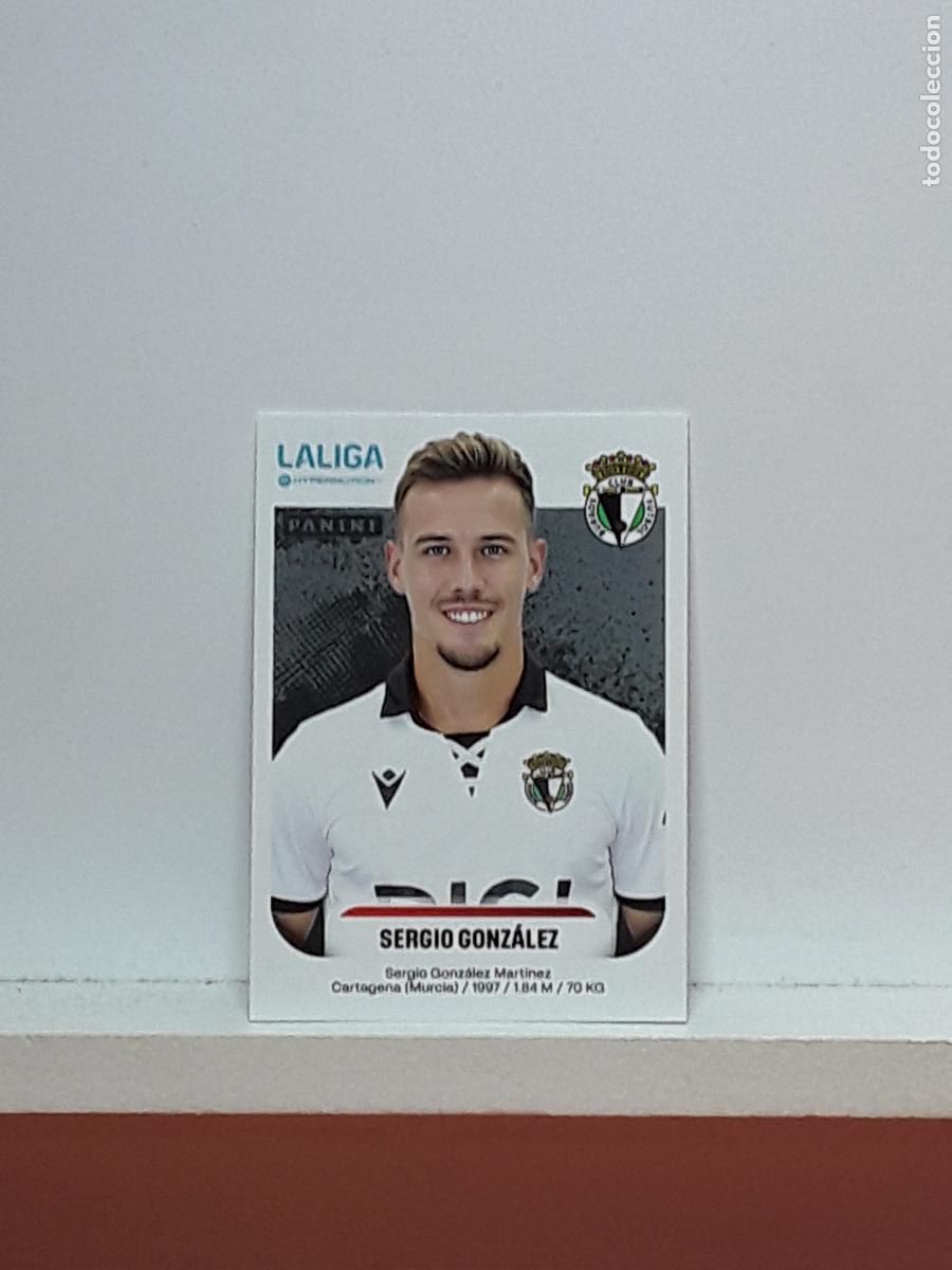 Cromos de F&uacute;tbol: LALIGA HYPERMOTION 2025 2026 25 26 ALBUM PANINI LIGA N 64B 64 B BURGOS SERGIO GONZALEZ