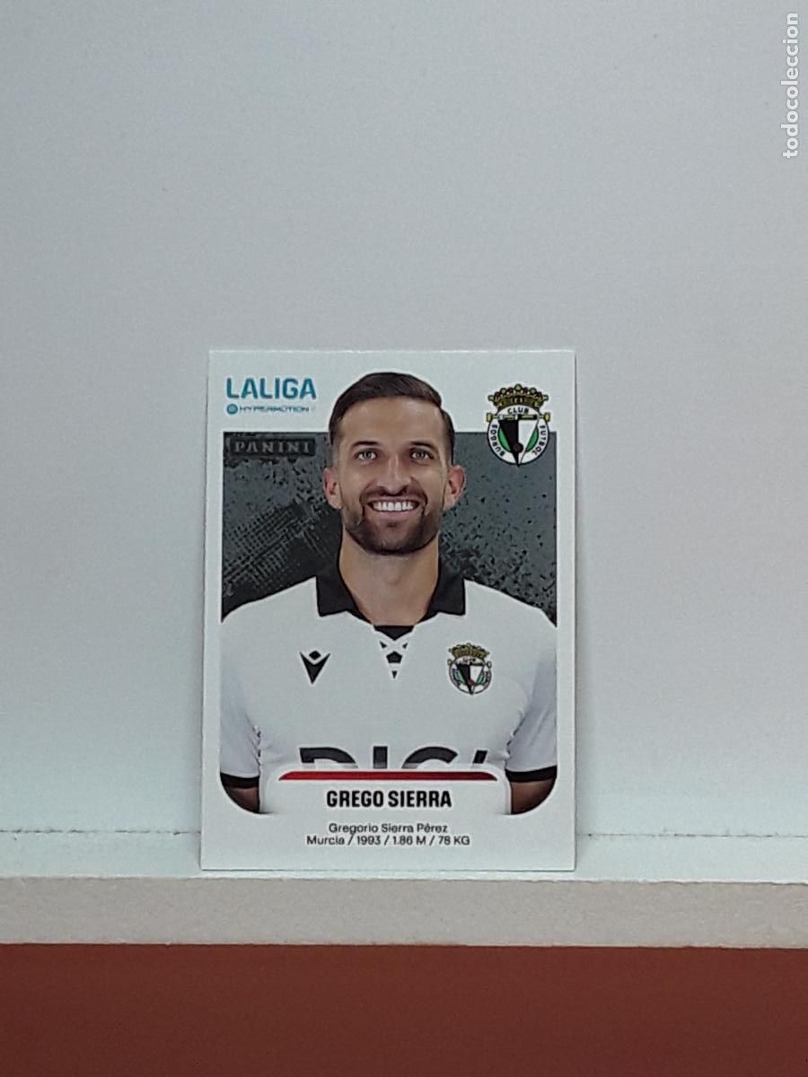 Cromos de F&uacute;tbol: LALIGA HYPERMOTION 2025 2026 25 26 ALBUM PANINI LIGA N 66 BURGOS GREGO SIERRA