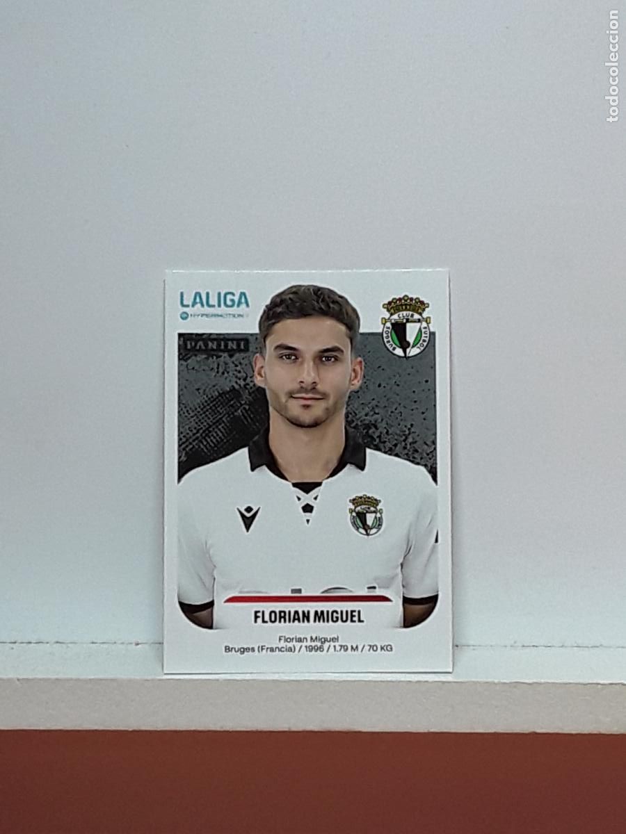 Cromos de F&uacute;tbol: LALIGA HYPERMOTION 2025 2026 25 26 ALBUM PANINI LIGA N 67 BURGOS FLORIAN MIGUEL