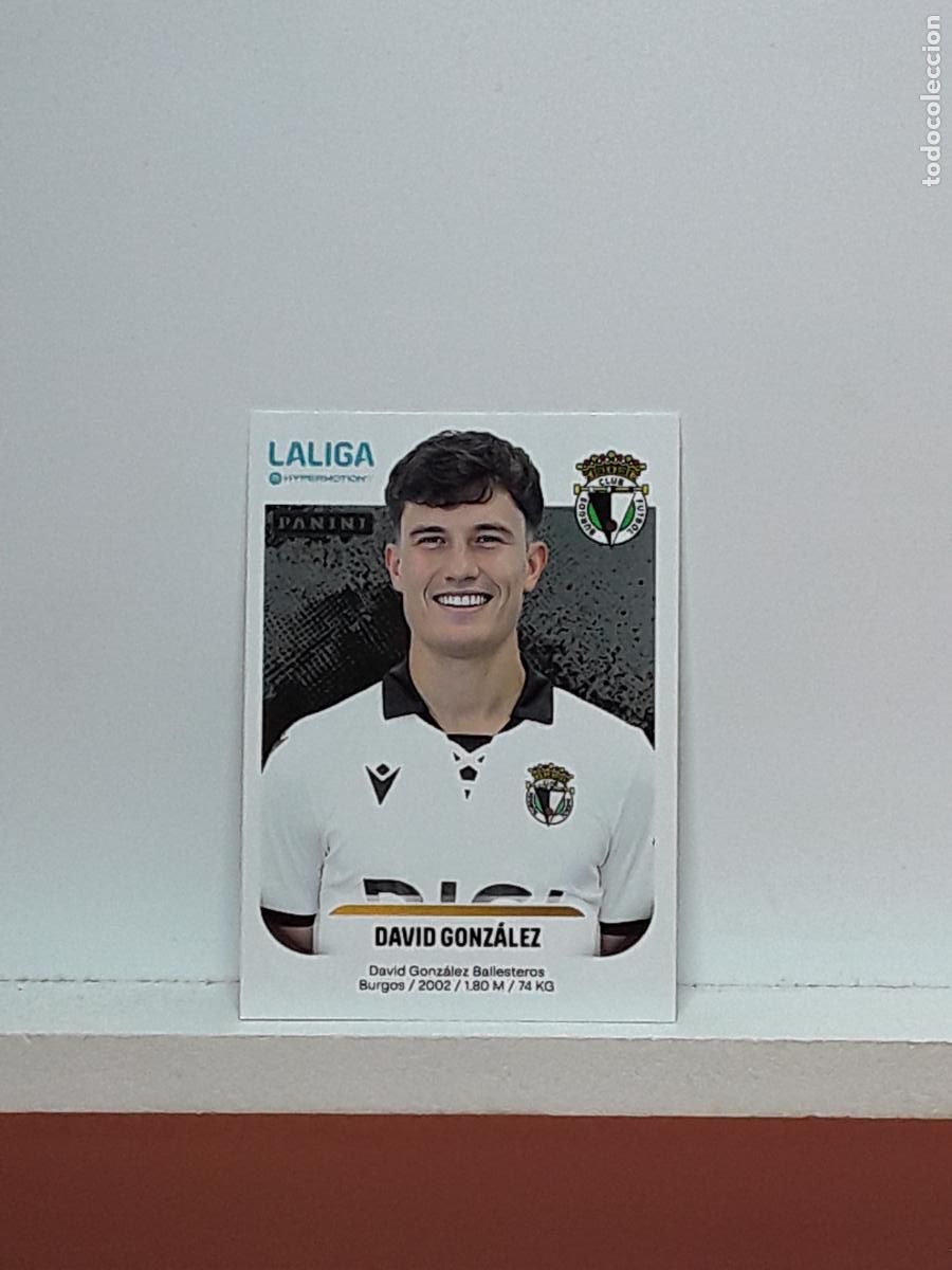 Cromos de F&uacute;tbol: LALIGA HYPERMOTION 2025 2026 25 26 ALBUM PANINI LIGA N 70 BURGOS DAVID GONZALEZ