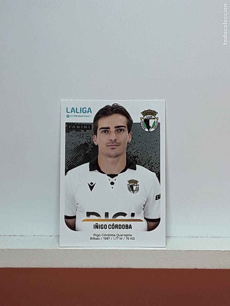 Cromos de F&uacute;tbol: LALIGA HYPERMOTION 2025 2026 25 26 ALBUM PANINI LIGA N 72 BURGOS I&Ntilde;IGO CORDOBA