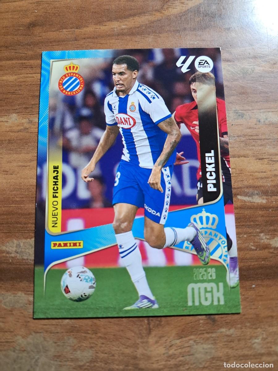 Figurine di Calcio: CARD MEGACRACKS TEMPORADA 25/26: NUEVO FICHAJE PICKEL, N&deg; 496
