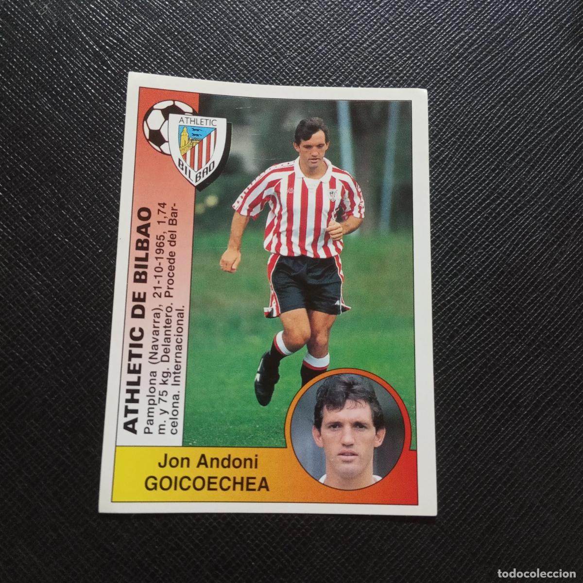 Cromos de F&uacute;tbol: 27 GOICOECHEA BILBAO PANINI 1994 1995 CROMO FUTBOL LIGA 94 95 - SIN PEGAR - A95 PG442 B