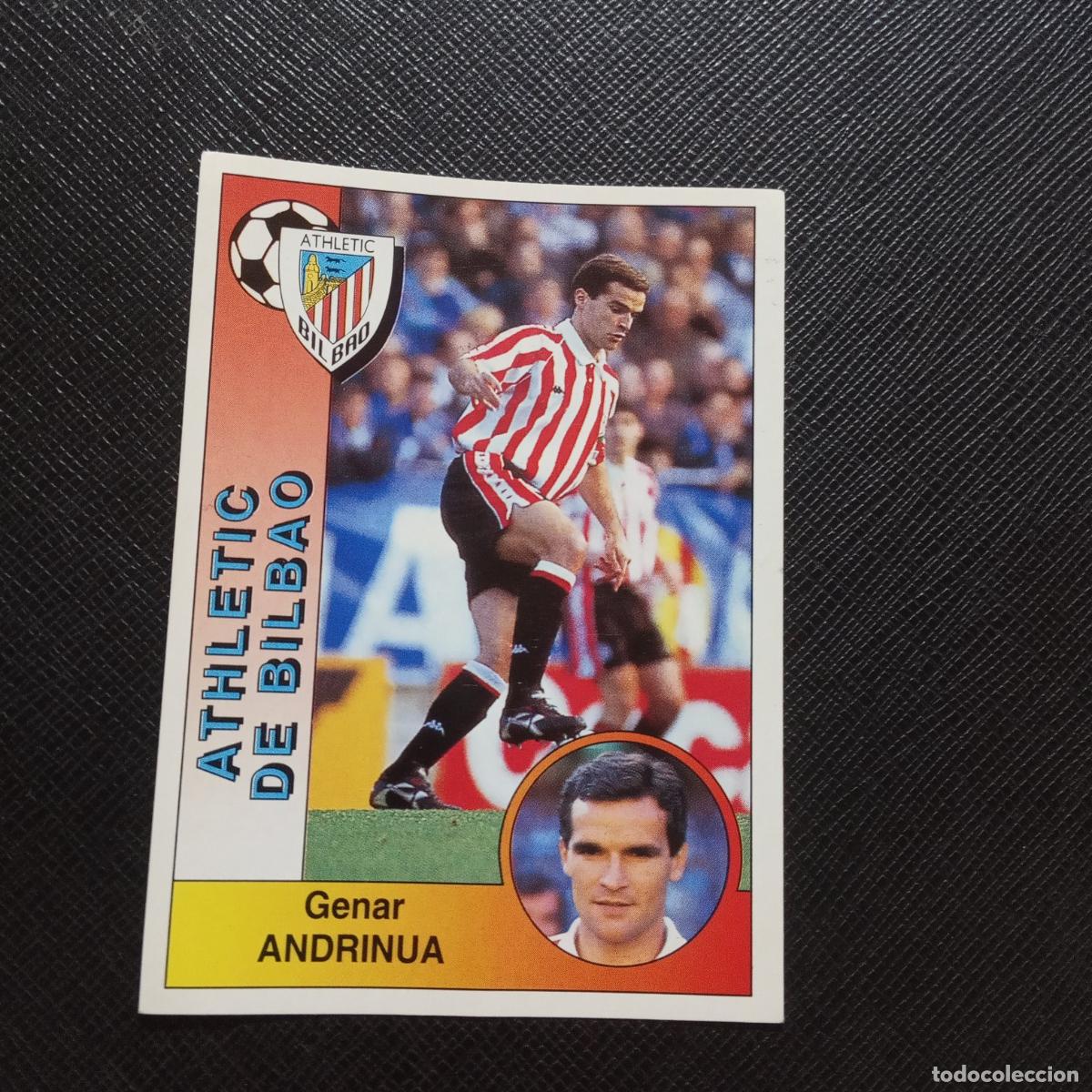 Cromos de F&uacute;tbol: 24 ANDRINUA BILBAO PANINI 1994 1995 CROMO FUTBOL LIGA 94 95 - SIN PEGAR - A95 PG442