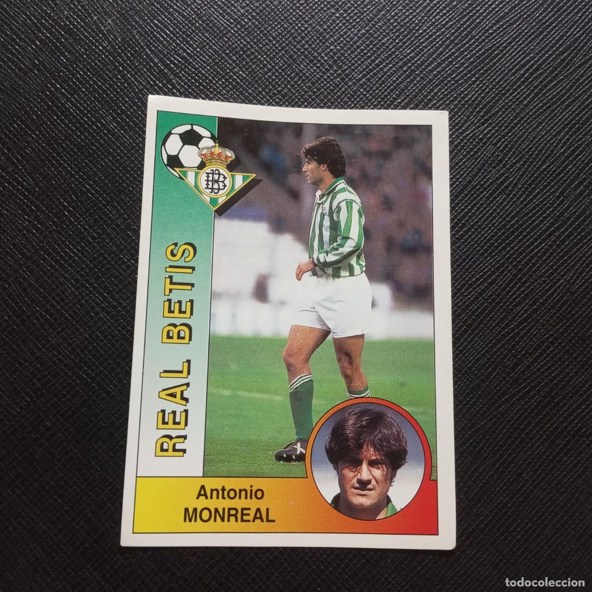 Cromos de F&uacute;tbol: 78 MONREAL REAL BETIS PANINI 1994 1995 CROMO FUTBOL LIGA 94 95 - SIN PEGAR - A95 PG505