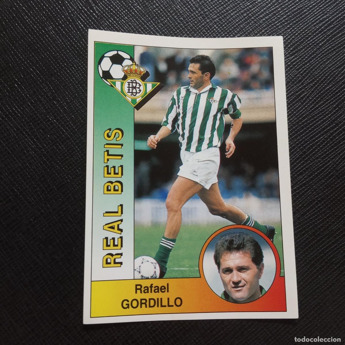 Cromos de F&uacute;tbol: 79 GORDILLO REAL BETIS PANINI 1994 1995 CROMO FUTBOL LIGA 94 95 - SIN PEGAR - A95 PG505