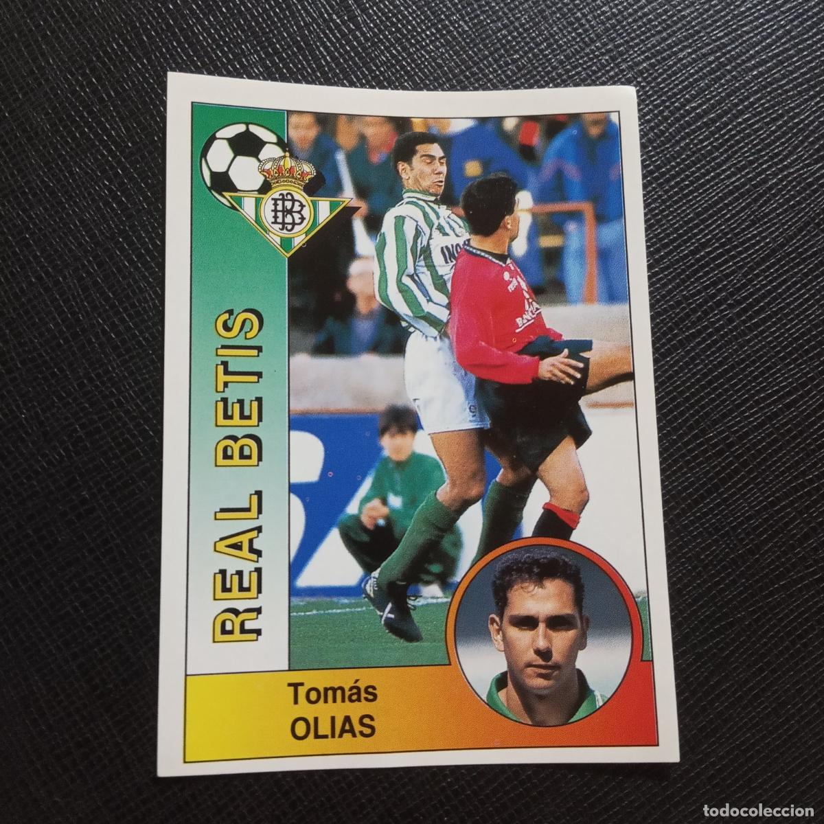 Cromos de F&uacute;tbol: 76 TOMAS REAL BETIS PANINI 1994 1995 CROMO FUTBOL LIGA 94 95 - SIN PEGAR - A95 PG505