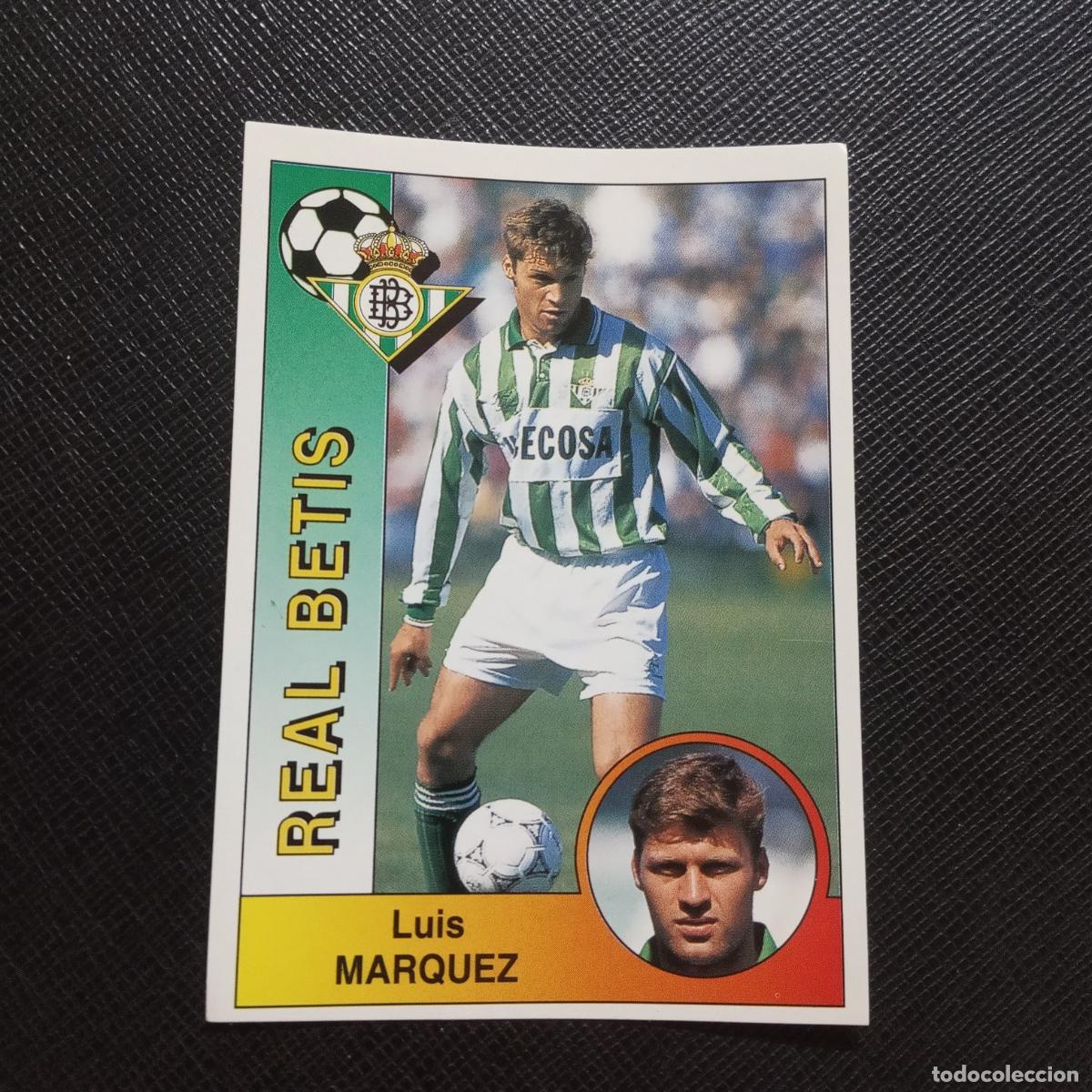 Cromos de F&uacute;tbol: 75 MARQUEZ REAL BETIS PANINI 1994 1995 CROMO FUTBOL LIGA 94 95 - SIN PEGAR - A95 PG514