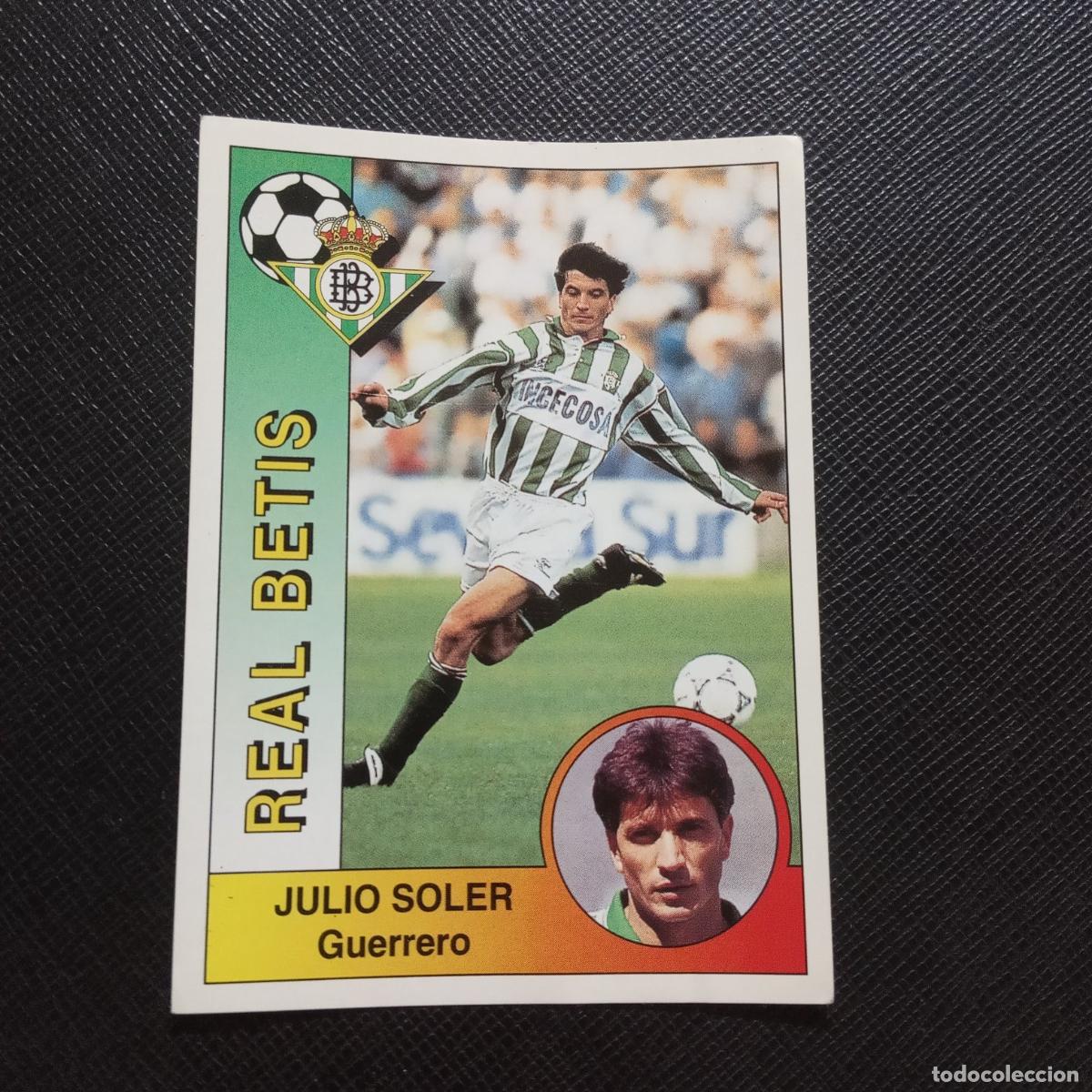 Cromos de F&uacute;tbol: 85 JULIO SOLER REAL BETIS PANINI 1994 1995 CROMO FUTBOL LIGA 94 95 - SIN PEGAR - A95 PG514 B