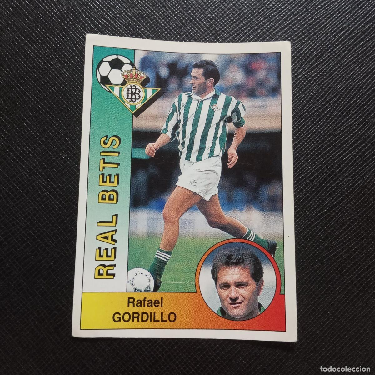 Cromos de F&uacute;tbol: 79 GORDILLO REAL BETIS PANINI 1994 1995 CROMO FUTBOL LIGA 94 95 - SIN PEGAR - A95 PG514