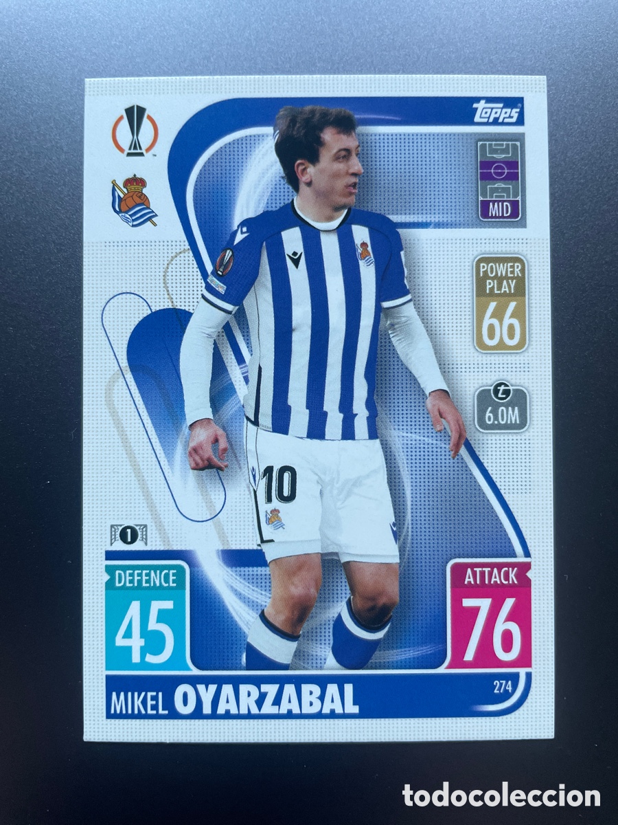 Cartes &agrave; collectionner de Football: Oyarzabal 274 Match Attax 2021-22 2021 2022 Topps Real Sociedad