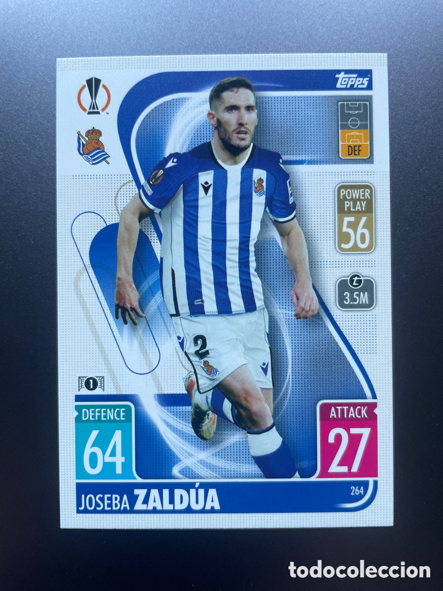 Cromos de Futebol: Zaldua 264 Match Attax 2021-22 2021 2022 Topps Real Sociedad