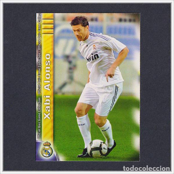 Cromos de F&uacute;tbol: MUNDICROMO 2009 2010 09 10 FICHAS LIGA XABI ALONSO 35 REAL MADRID COLECCI&Oacute;N ALBUM