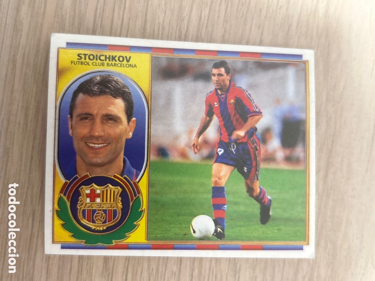 Cromos de F&uacute;tbol: STOICHKOV BARCELONA FICHAJE 14 VERSION LIGA ESTE 1996 1997 96 97 NUNCA PEGADO SIN PEGAR