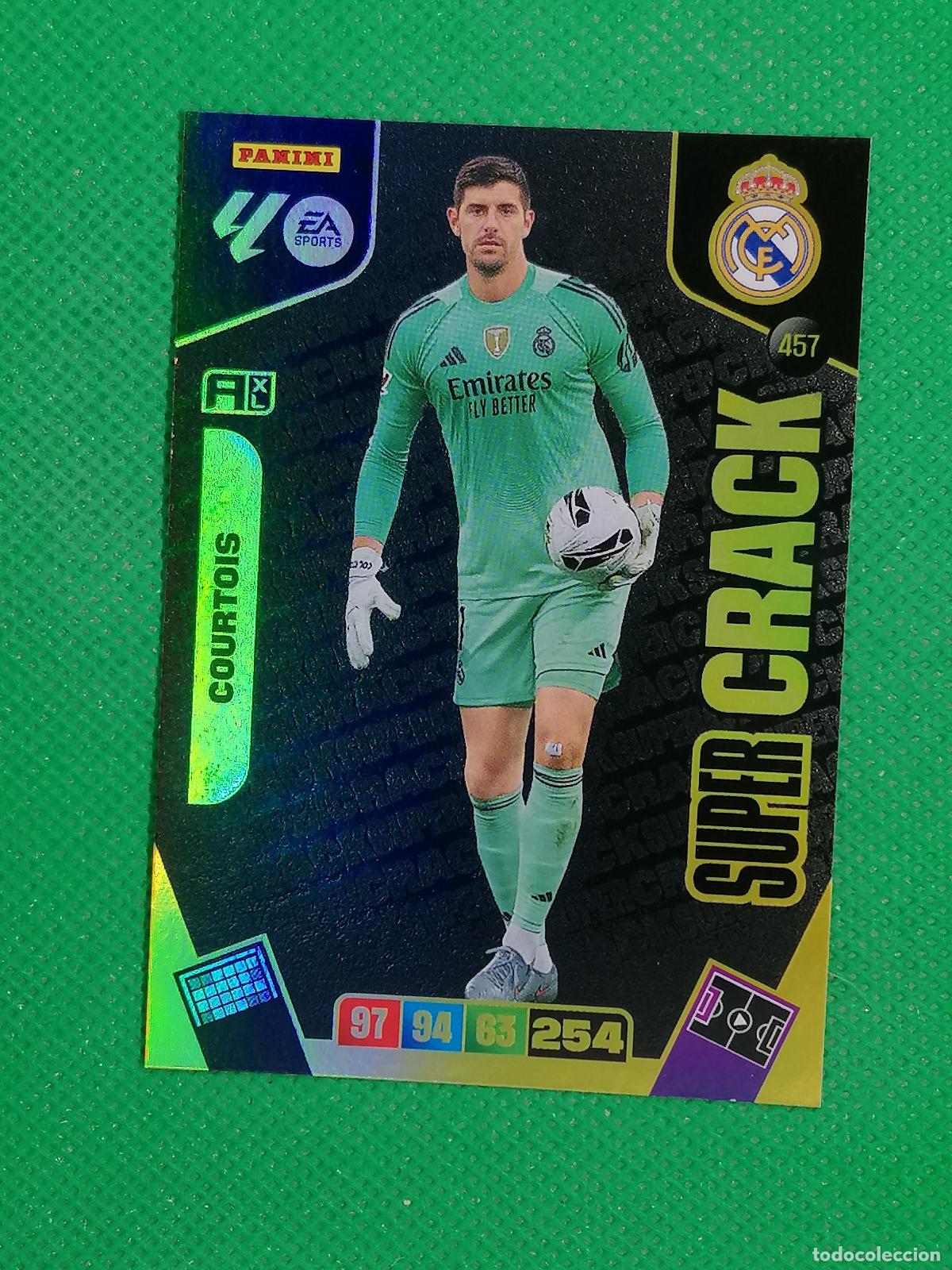 Cromos de F&uacute;tbol: 457 COURTOIS REAL MADRID SUPERCRACK SUPER CRACK ⚽ LIGA ADRENALYN XL 2025 2026 25 26 ⚽