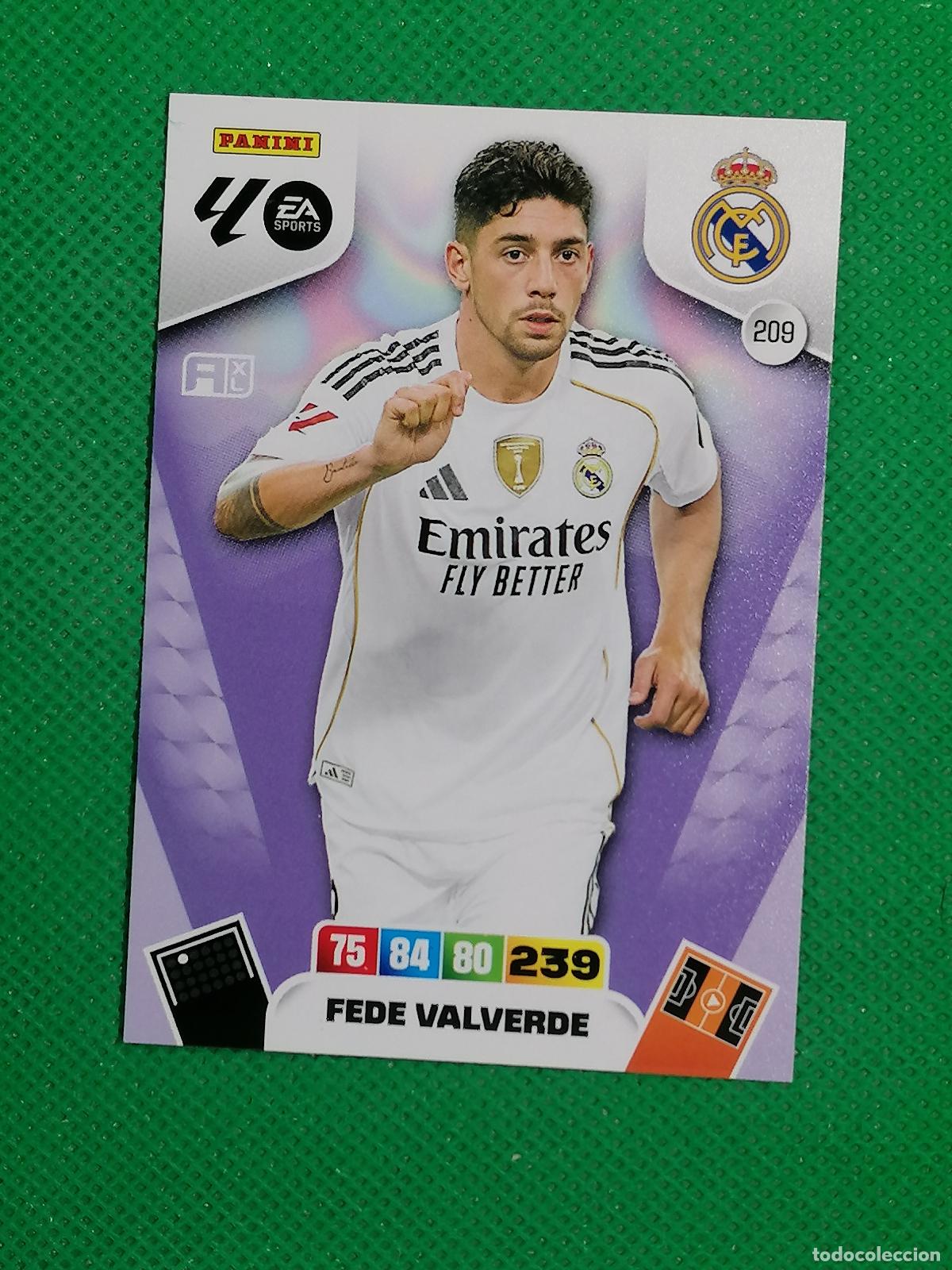 Cromos de F&uacute;tbol: 209 FEDE VALVERDE REAL MADRID ⚽ LIGA ADRENALYN XL 2025 2026 25 26 ⚽